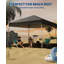 FXSGER 240cm W x 240cm D Polycarbonate Cover Retractable Patio Awning-128907816