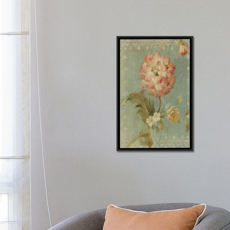 Ohler «Poppy on Sage», impression sur toile tendue, H 12 po x l 8 po x P 0,75 po, Toile tendue, Pas de tapis