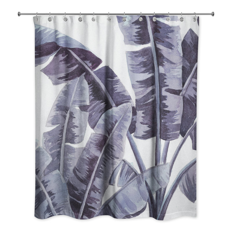 Perine Shower Curtain, Navy