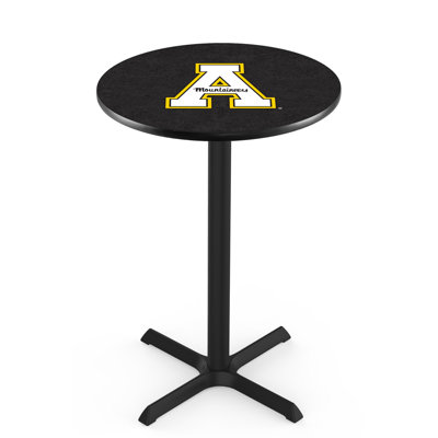 NCAA Round Metal Base Dining Table