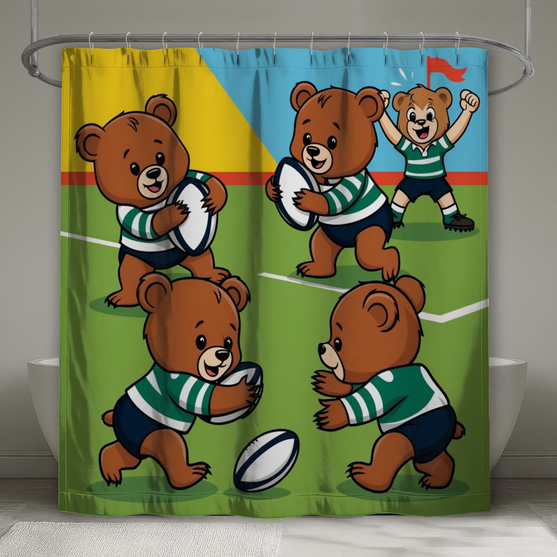 Rideaux de douche Bears, L 70 po x H 84 po