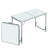 Metal end Table -Large