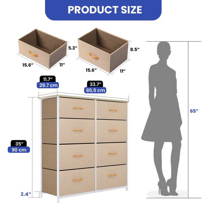 Commode 8 tiroirs Exell
