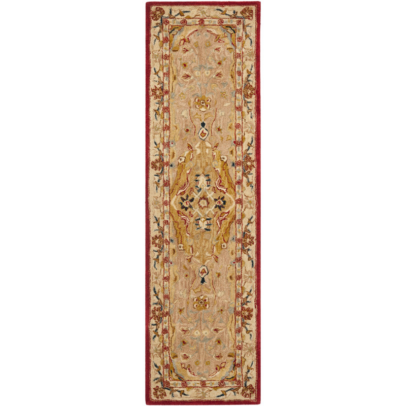 Tingley Hand Tufted Wool Pile Oriental Rug, Runner 2'3" x 8'