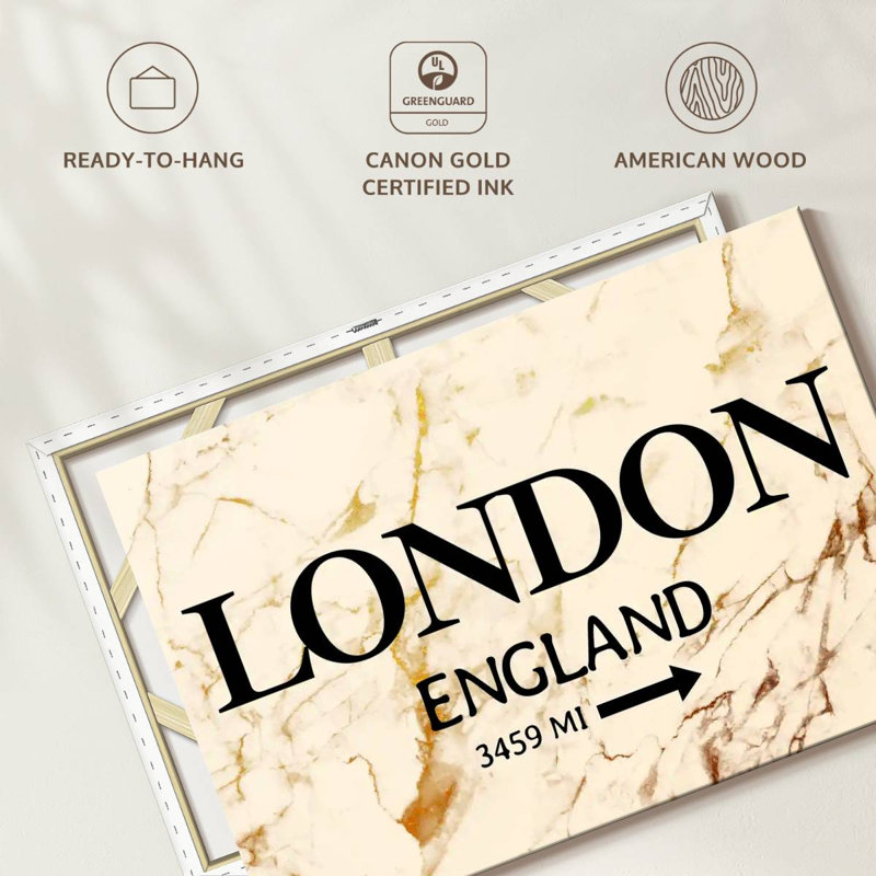 Enseigne Nicci London, H 30 po x l 45 po