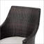 Chaise de patio en osier avec coussin Backlund-24810045