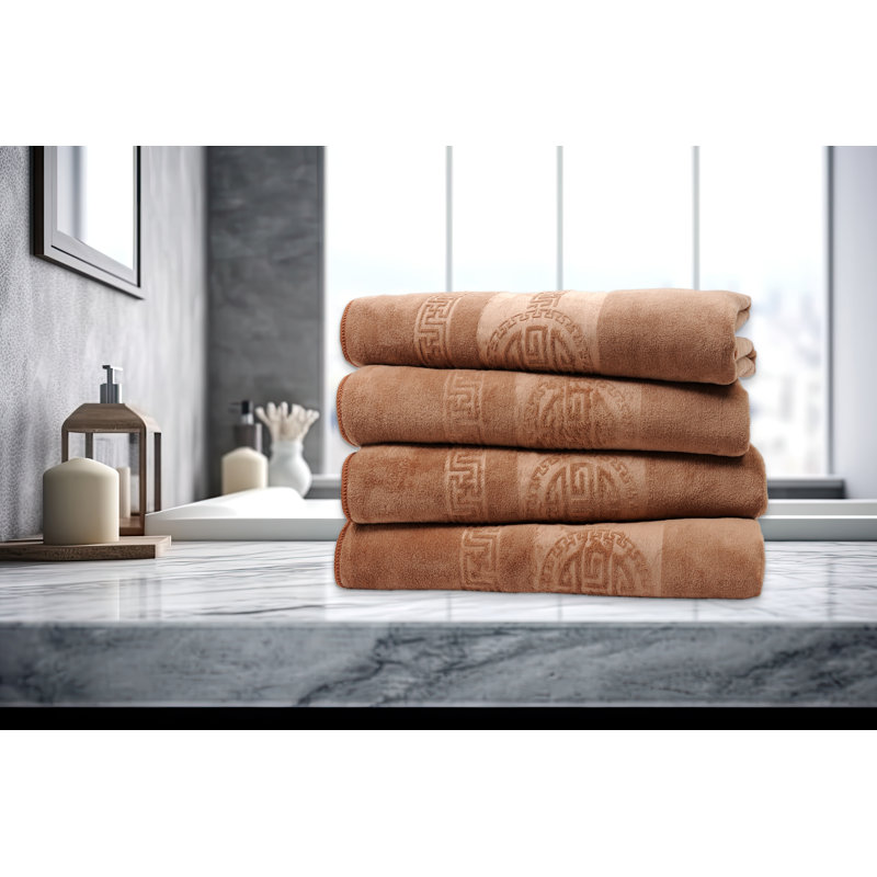 Ensemble de chambre d'amis en microfibre 4 pièces Dan River, Tanné