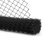 Tissu de clôture à mailles losangées en acier galvanisé noir de calibre 9 avec mailles losangées taille 2-3 / 8 po