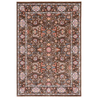 Tapis brun / bleu 224