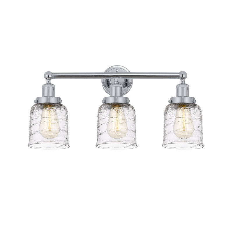 Éclairage de salle de bain à intensité variable à 3 lumières Armoni, Bullé, Laiton antique