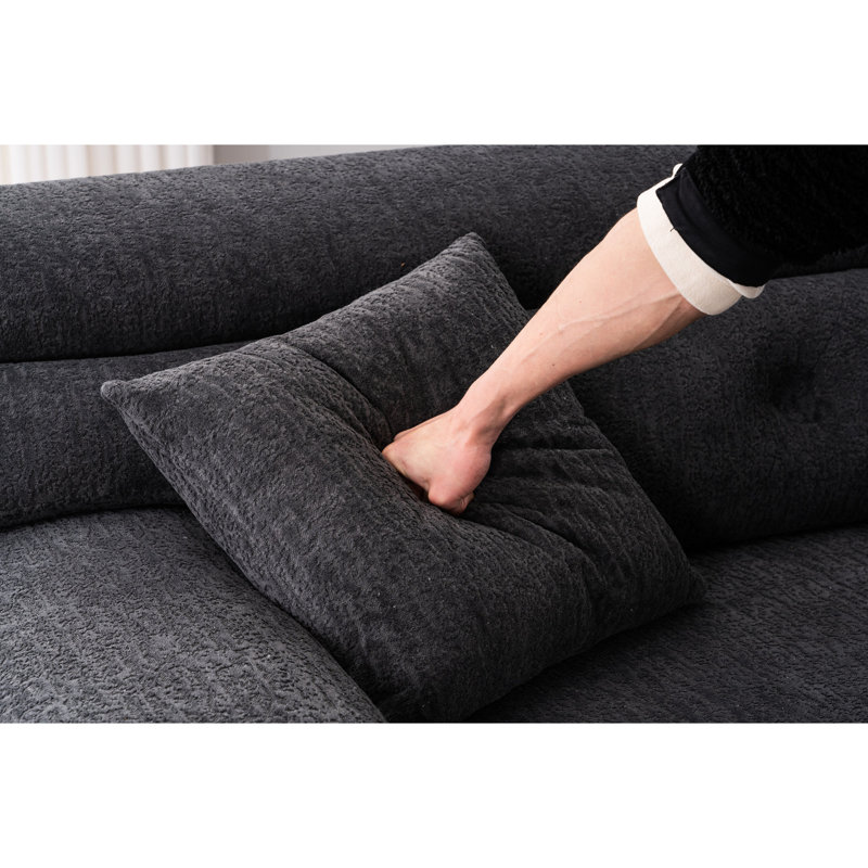 Compression avec 2 coussins pour le divertissement, Dark Grey