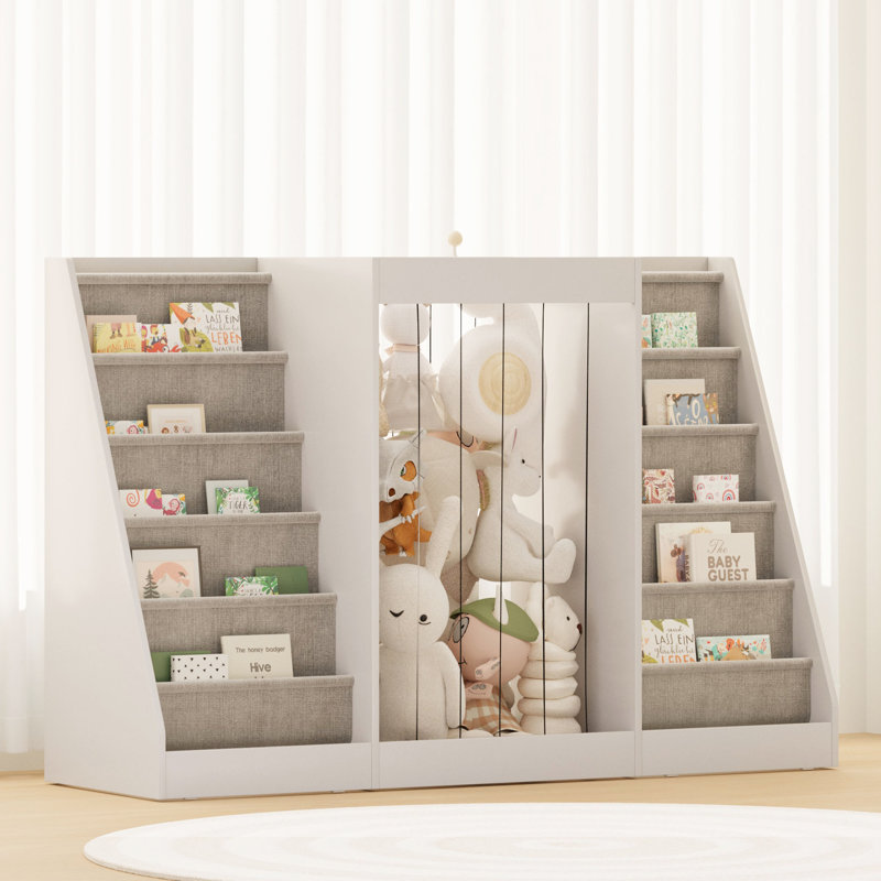 80cm H x 120cm W Bookcase, White