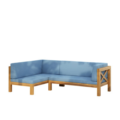 X-Back Left Corner Bench Of Set 2