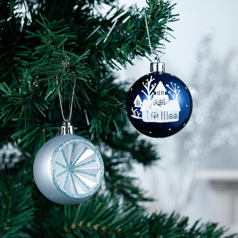 Ensemble de 9 boules de Noël Jariah