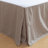 French Linen Bed Skirt with Pleated Corner Drop-135105756-135105754-135105753