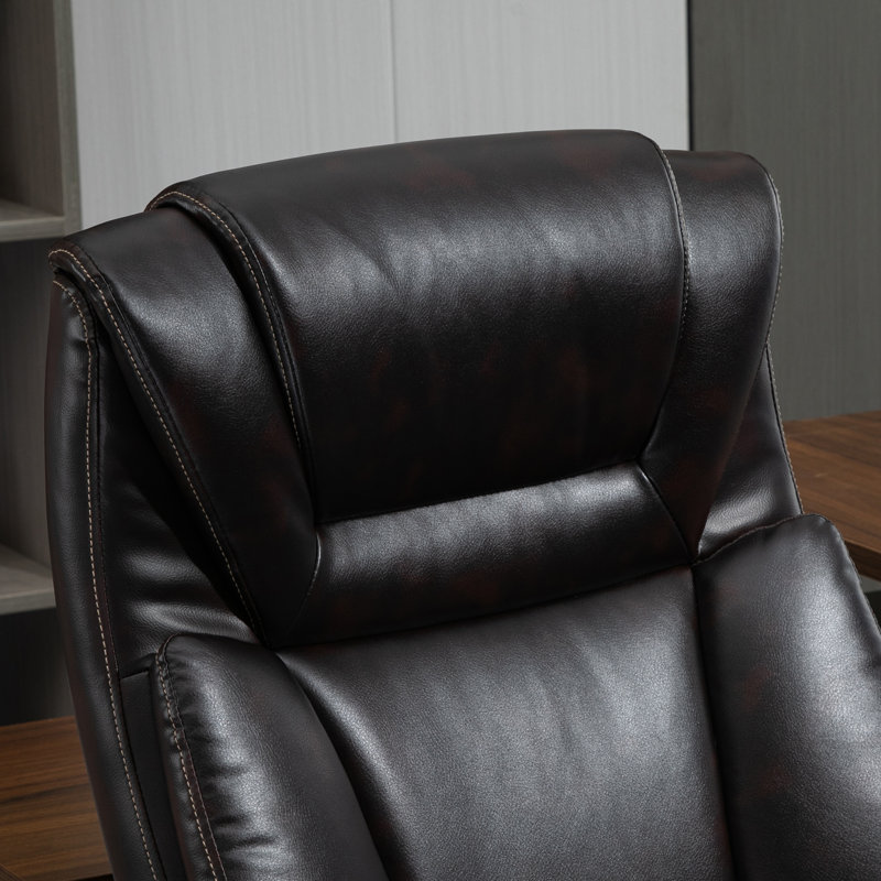 Akalya Executive Chair with Headrest, Brown