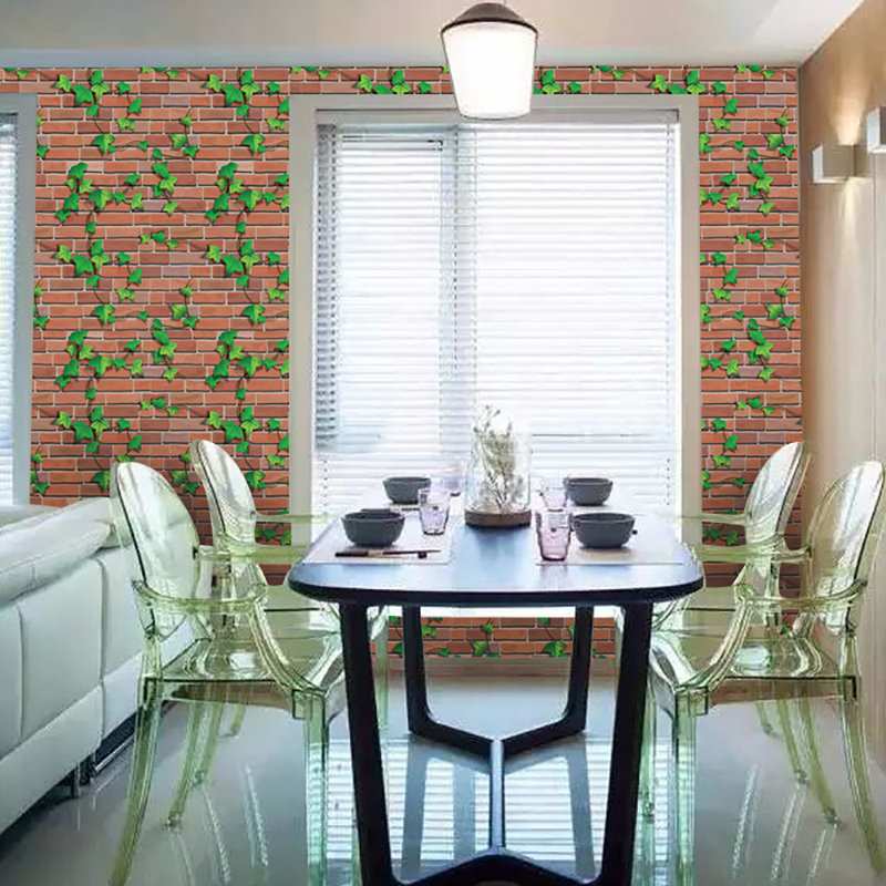 Papier peint effet brique autocollant mural Home Decor S