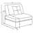Upholstered Sectional with Ottoman-1602790188