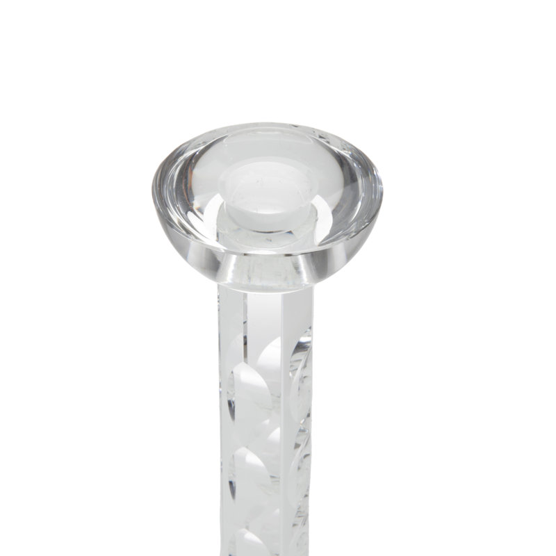 12.5'' H Crystal Tabletop Candlestick