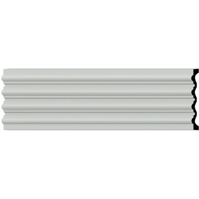 Endurathane Victorian Casing, 15"W x 78 3/4"L, Factory Primed (12-Pack)