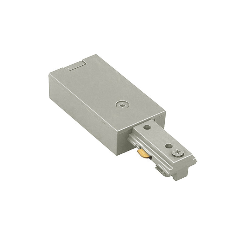 Connecteur J-Track Live End, Brushed Nickel, Série Juno