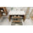 Carny 59'' Single Bathroom Vanity with Acrylic Top-510383887