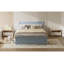Platform Bed With Drawer And Two Shelves-509654242-509654247