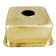 Brightwork 16.63'' L Dual Mount Single Bowl Brass Kitchen Sink