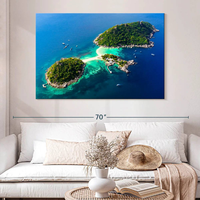 Scenic Koh Nang Yuan, H 34 po x l 51 po