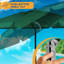 SUNMER 2M Beach Umbrella with Tilt Mechanism-439626673