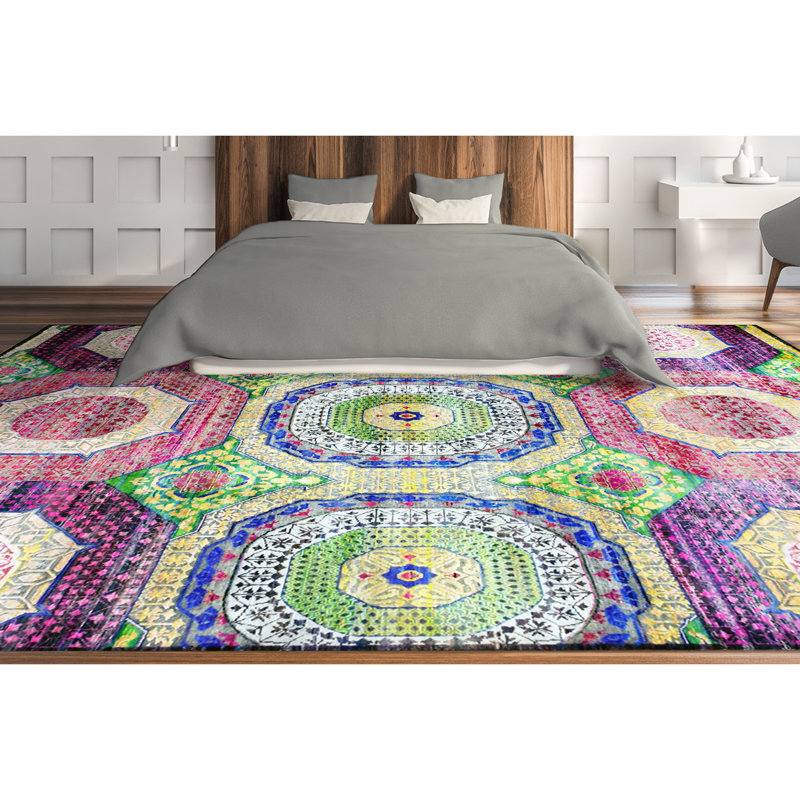 Geometric Area Rug, Rectangle 12' x 15'