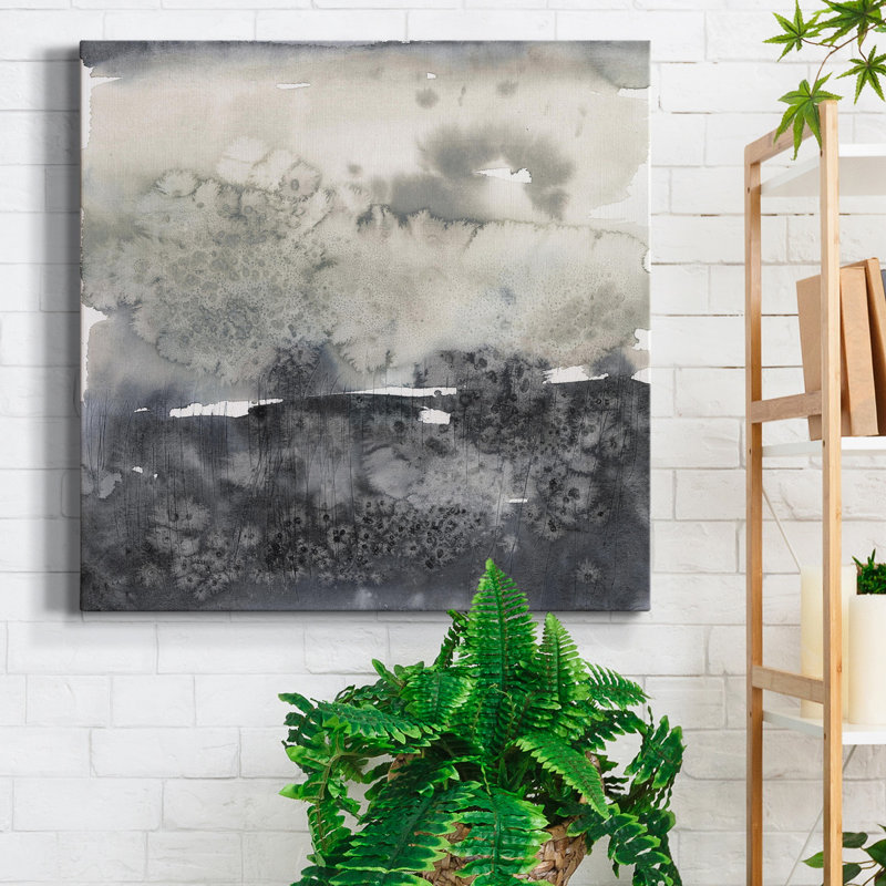 Toile tendue Salt Horizon I-Premium Gallery - prête à être accrochée, H 40 po x l 40 po x P 1 po