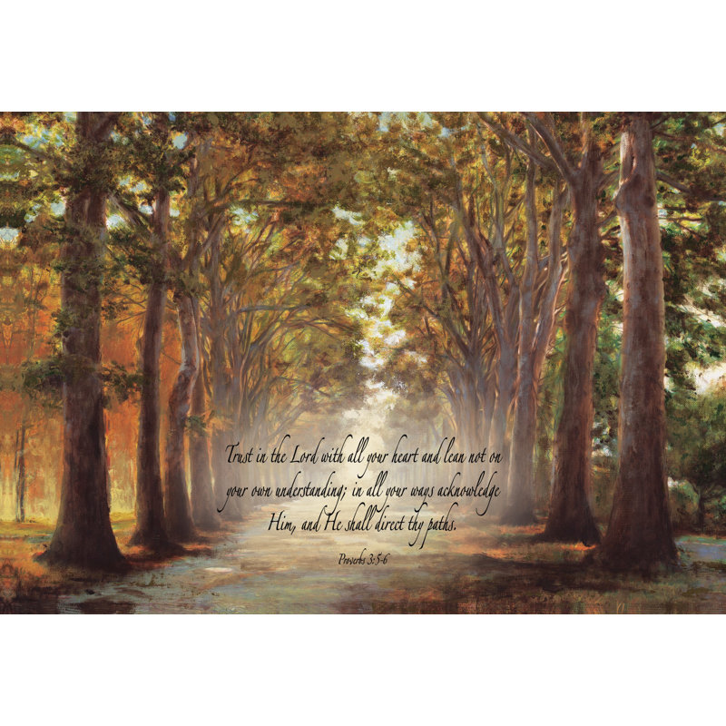 Tree Path 3 - Wrapped Canvas Art Prints, 30cm H x 46cm W x 3.8cm D
