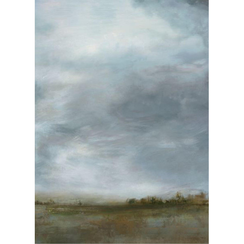 «Wuthering Heights» par Elle Youngstrom - peinture sur toile tendue, H 66 po x l 47 po x P 1,5 po, Extérieur
