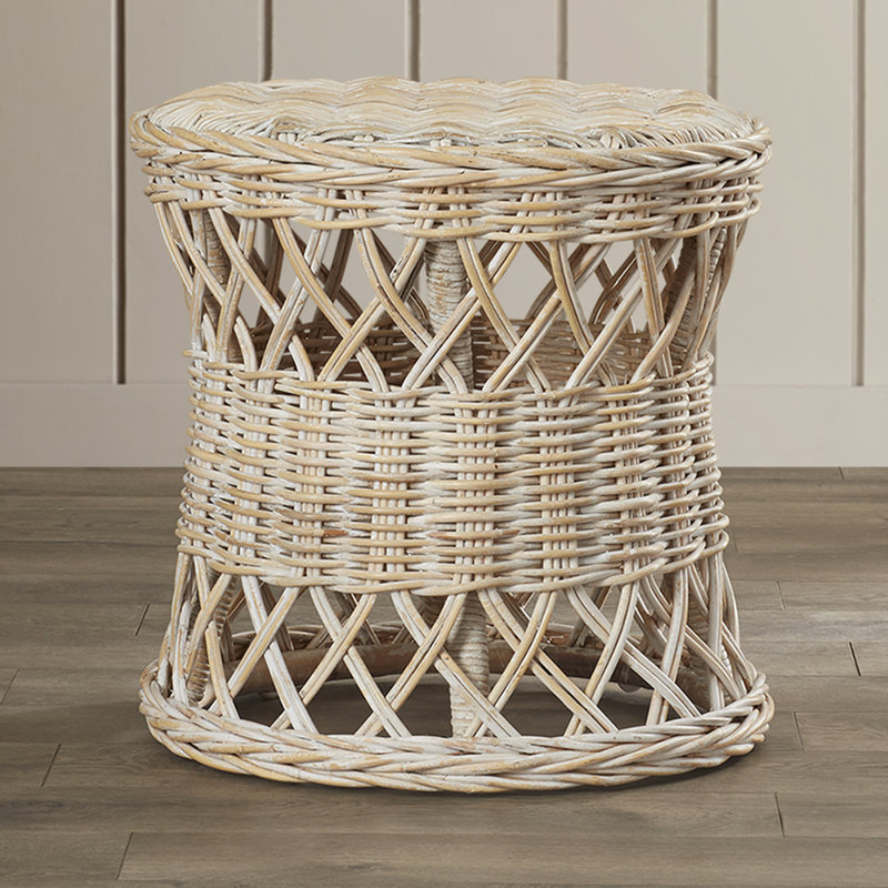 Table de bout tambour Wickersham, Naturel