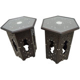 Syrian Glass End Table