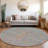 Machine Washable Indoor/Outdoor Xhevrie Sky Rug-1515571321