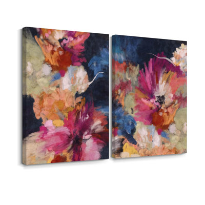 2 Piece Wrapped Canvas Wall Art