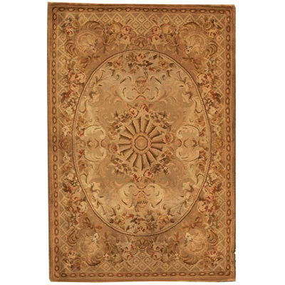 Hand-Knotted High-Quality Gold Area Rug