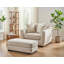 Ensemble de chaise et repose-pieds Hifza