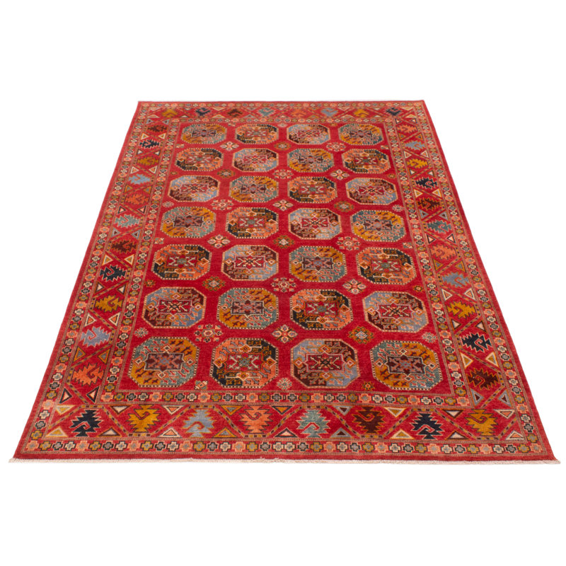 Tapis unique en laine nouvel âge 6 pi 8 po x 9 pi 11 po Zaiyon