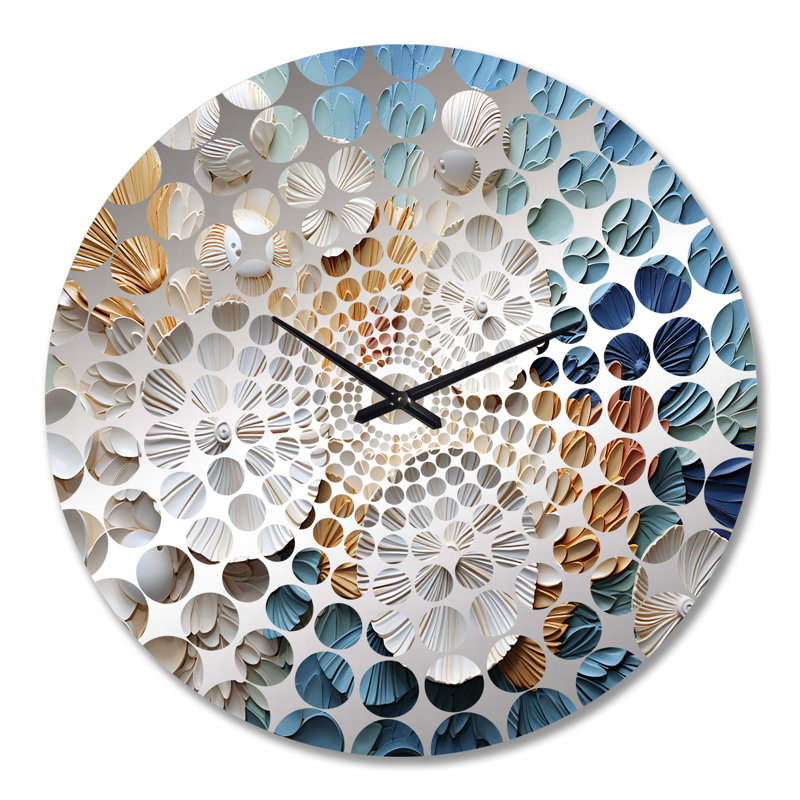 Nouvelles - Horloge murale coquillage, Très grand