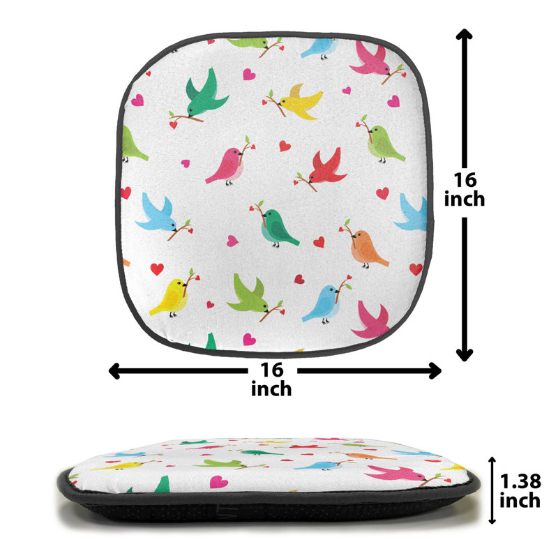 Coussin de siège papillon