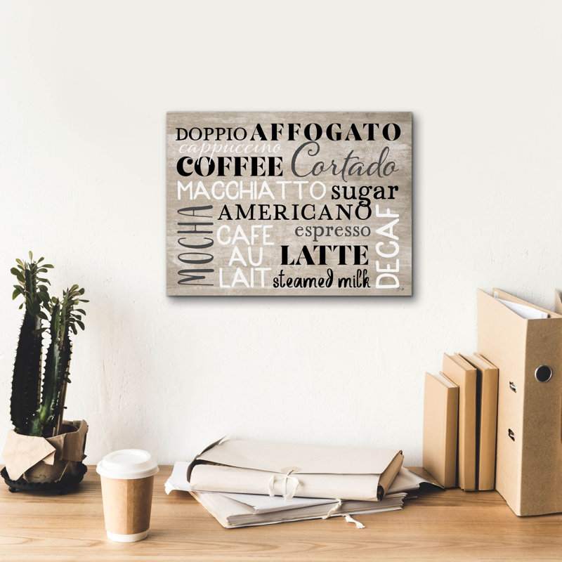 "Coffee Board" par Yass Naffas Designs, H 12 po x l 16 po x P 0,75 po