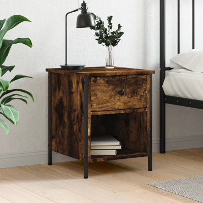 Litvak 40cm W Iron Bedside Table