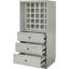 Armoire à vin rectangulaire avec rangement Wangaratta-26970922