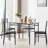 Kitchen Table Chairs Set For 4, 5 Piece Wood Dining Room Table With 4 Chairs, Perfect For Small Spaces, Compact Kitchen, Breakfast Nook, Brown