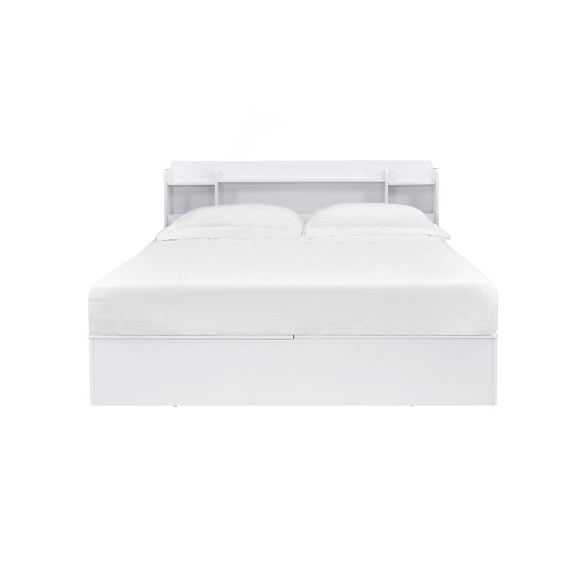 Lit Perse blanc avec rangement