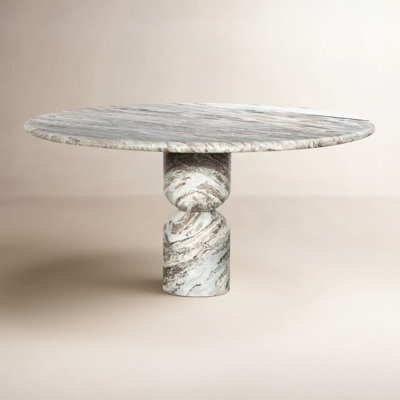 Figueroa Round Marble Dining Table