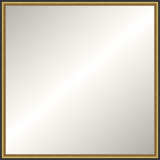 Gold  and Black Rustic Mirror